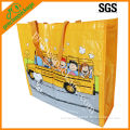 Large big size recycled laminated pp woven shopping bag